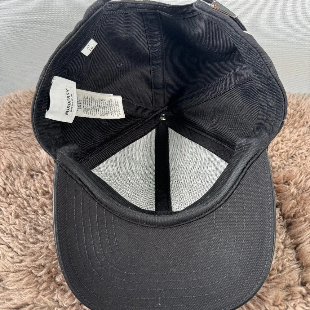 Burberry Horseferry-Motif Canvas Baseball Cap